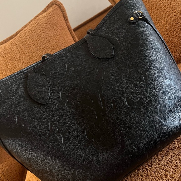 Louis Vuitton Black Embossed Tote - Picture 1 of 7